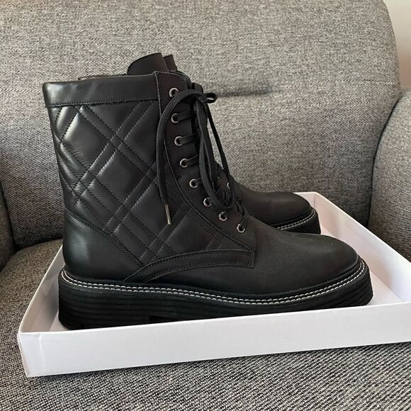 NWT 🇨🇦 La Canadienne Yasmine Combat Boots 41 - Picture 11 of 16